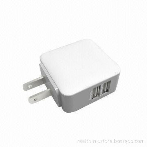 Dual USB Travel Charger, Suitable for iPad and iPhone (10W)